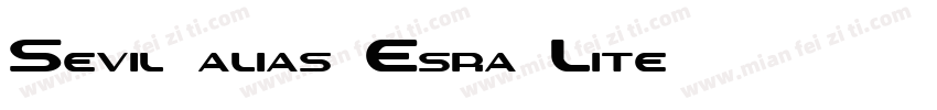 Sevil alias Esra Lite字体转换